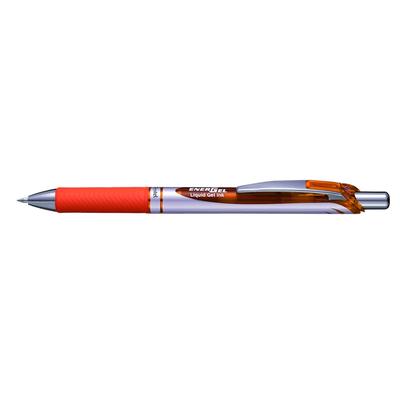 Pentel Zselés rollertoll EnerGel 0,7 narancs tintával BL77-FX