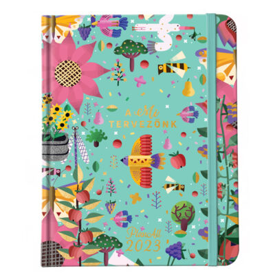 PlanAll Classic Family Planner 2023 Fun Flower