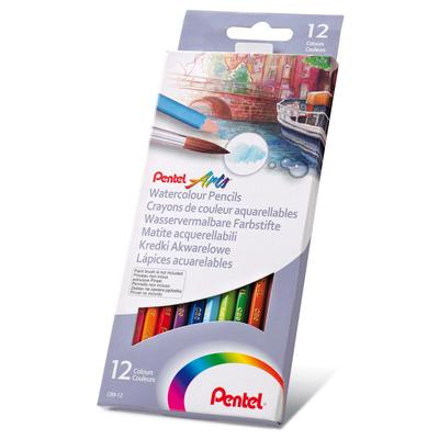 Pentel Színesceruza aquarell 12 szín CB9-12U