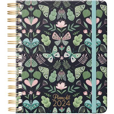 PlanAll Midi Spiral 2024 Secret Garden