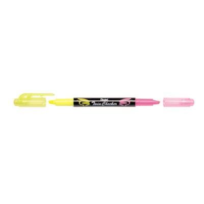 Pentel Kétvégű, kétszínű Szövegkiemelő sárga/pink SLW8-GP