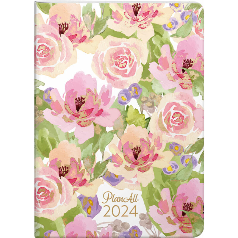 PlanAll Zsebnaptár 2024 Rose