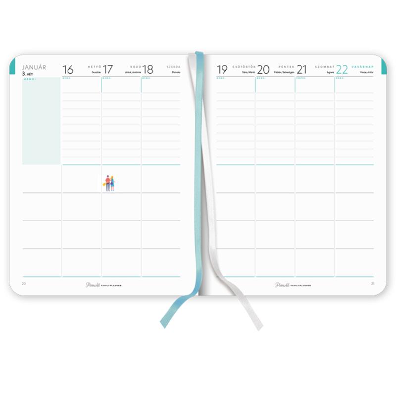 PlanAll Classic Family Planner 2023 Fun Flower