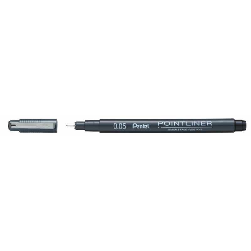 Pentel Pointliner tűfilc fekete 0,05mm