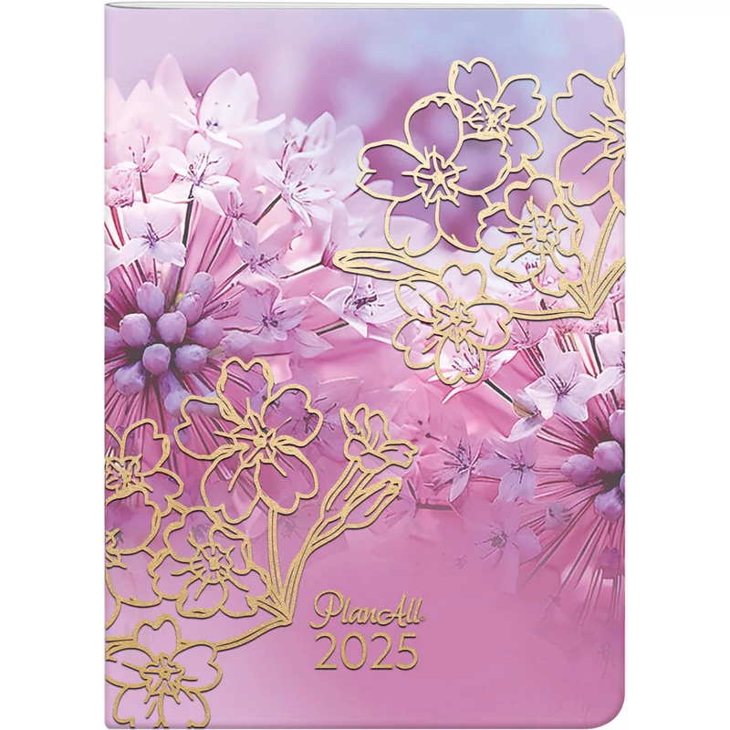 PlanAll Zsebnaptár 2025 MAGENTA ART