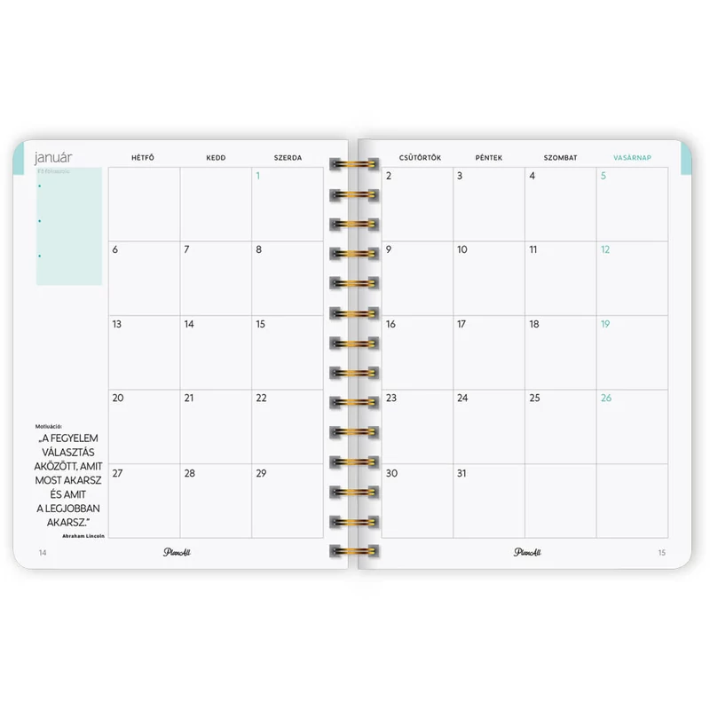 Planall Classic Spirál 2025 HAPPY
