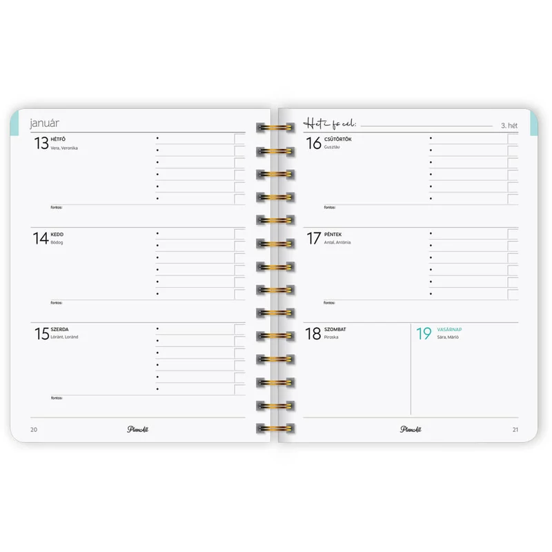 Planall Classic Spirál 2025 HAPPY