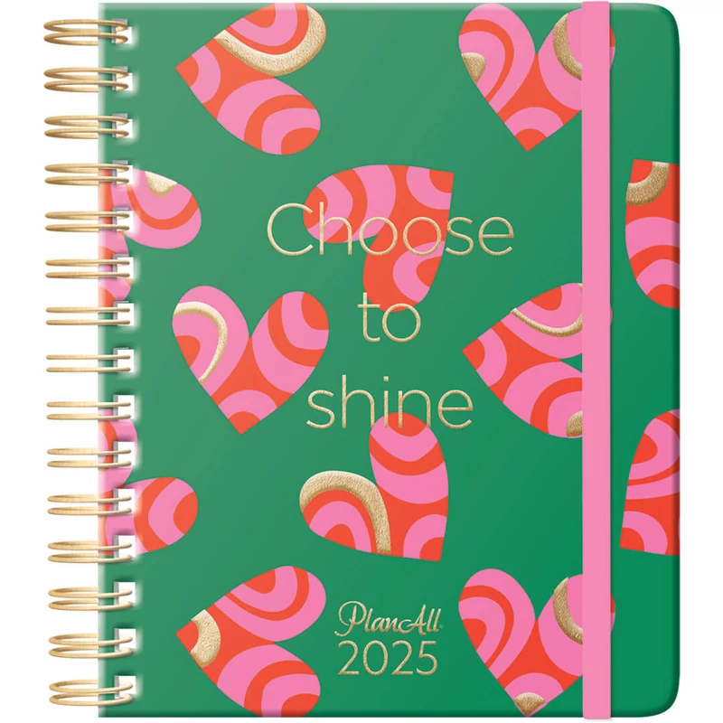 PlanAll Midi Spiral 2025 HEART
